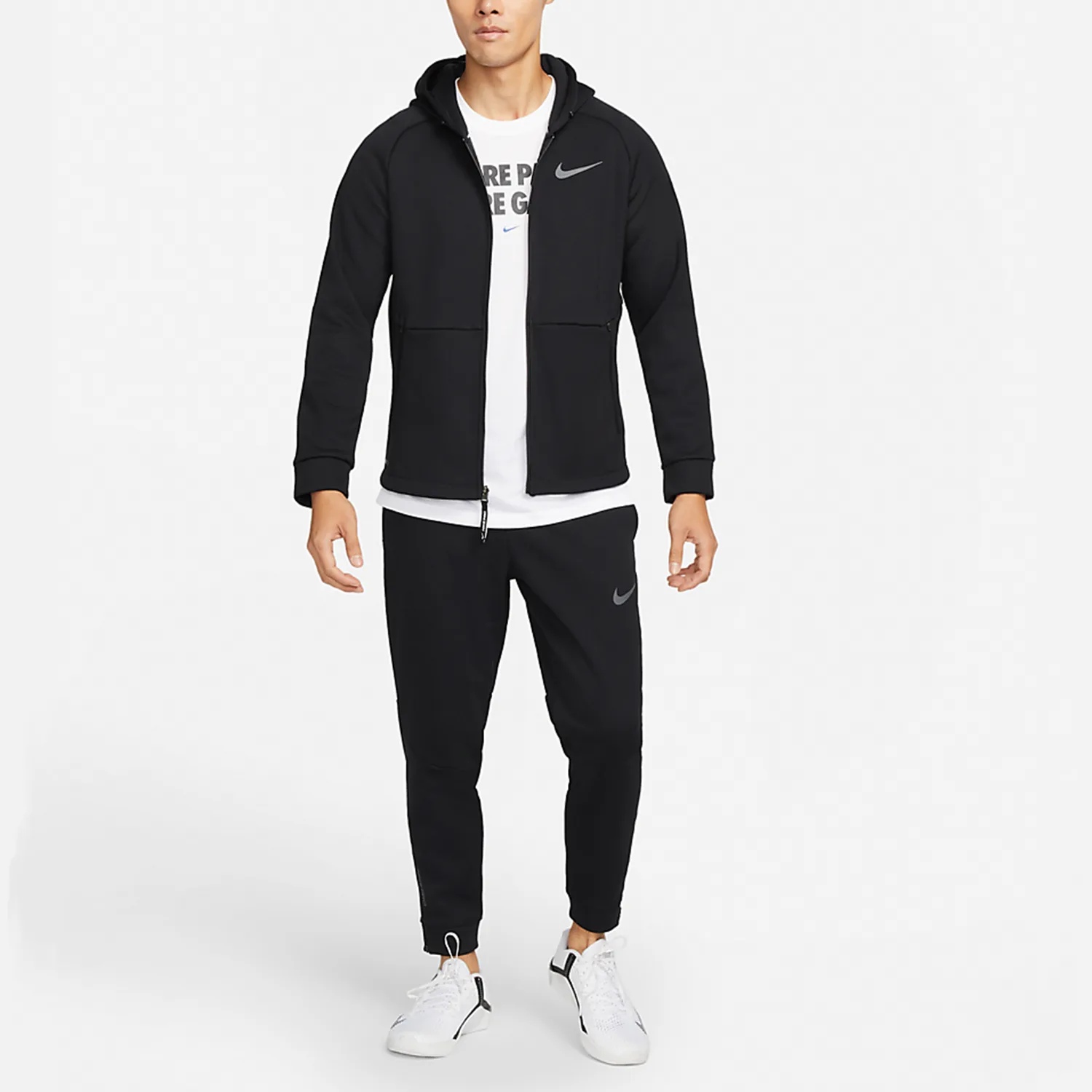 Куртка Therma FIT для мужчин Nike, черный — фото 4
