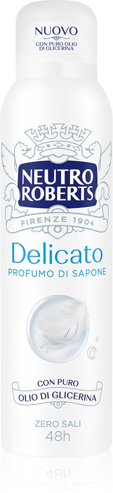 

Profumo di sapone spray deodorant with 48-hour effect Neutro Roberts, 150 мл