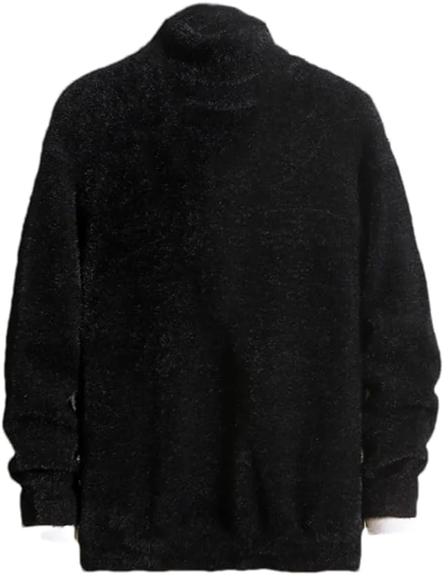 

Мужской теплый водолазный свитер осень-зима