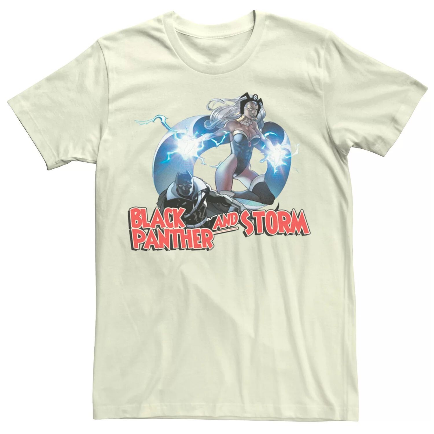 

Мужская футболка Black Panther And Storm Action Pose Marvel