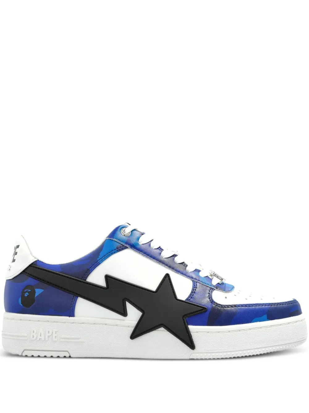 

Кроссовки со звездной нашивкой A BATHING APE, белый