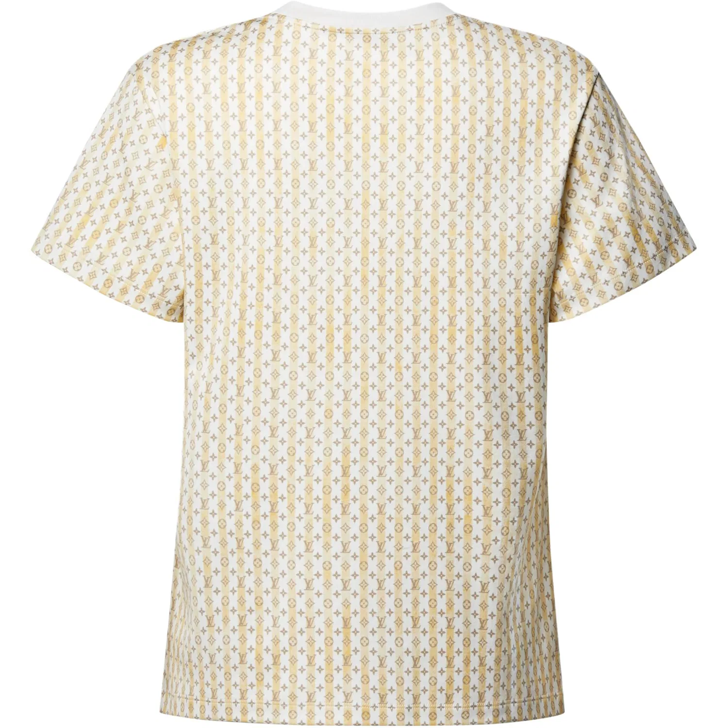 Футболка Monogram Regular Sleeve LOUIS VUITTON желтая — фото 3