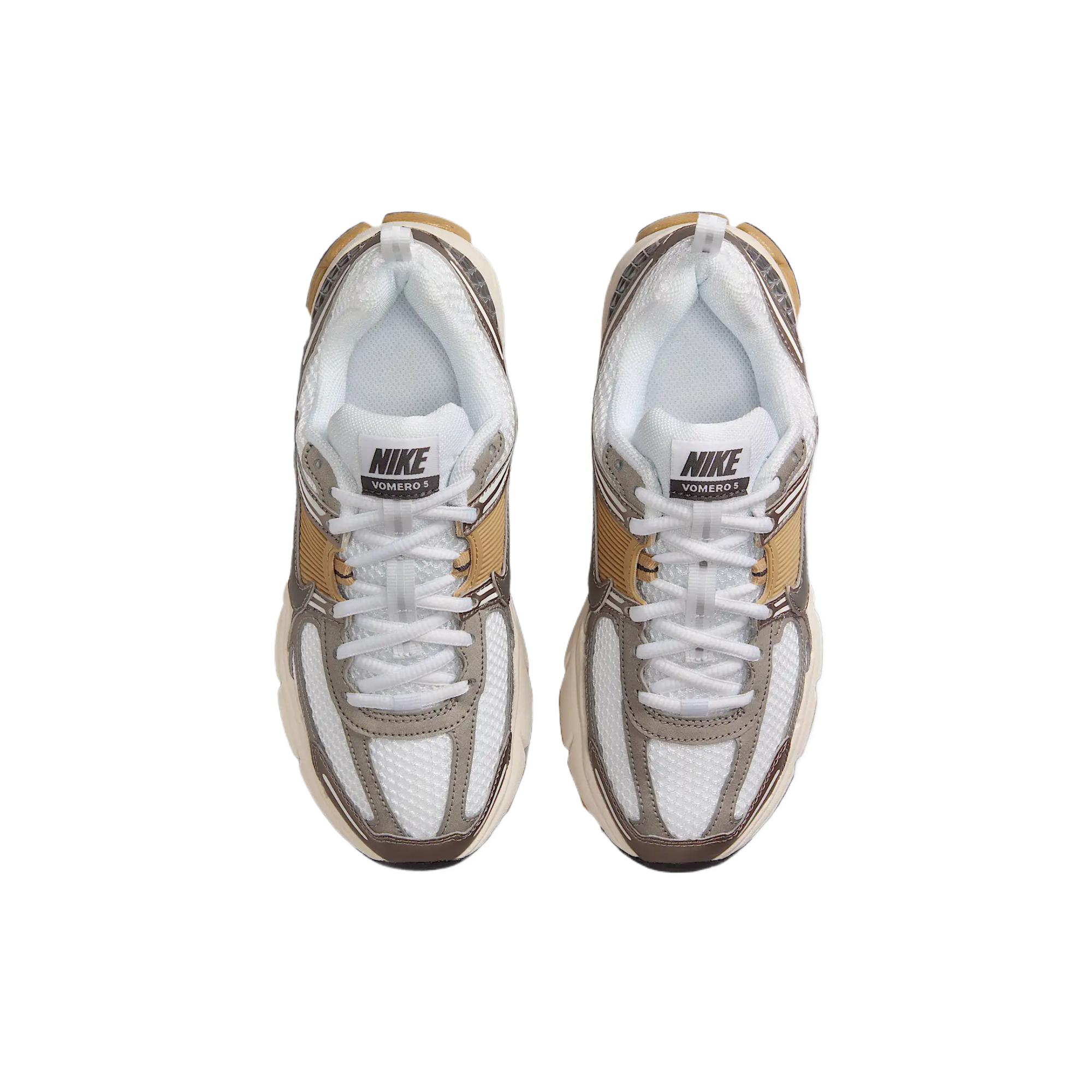 Детские кроссовки для бега Nike, серый/белый/коричневый — фото 4