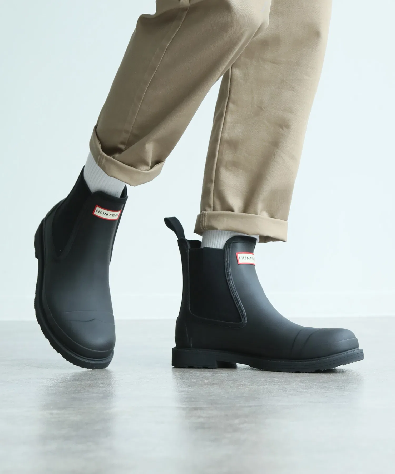 Мужские резиновые сапоги Hunter M Commando Chelsea Boot — фото 4
