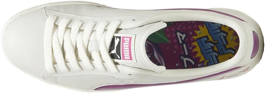 Мужские кроссовки PUMA Clyde Tokyo с шнуровкой - повседневные, off white, слоновая кость — фото 4