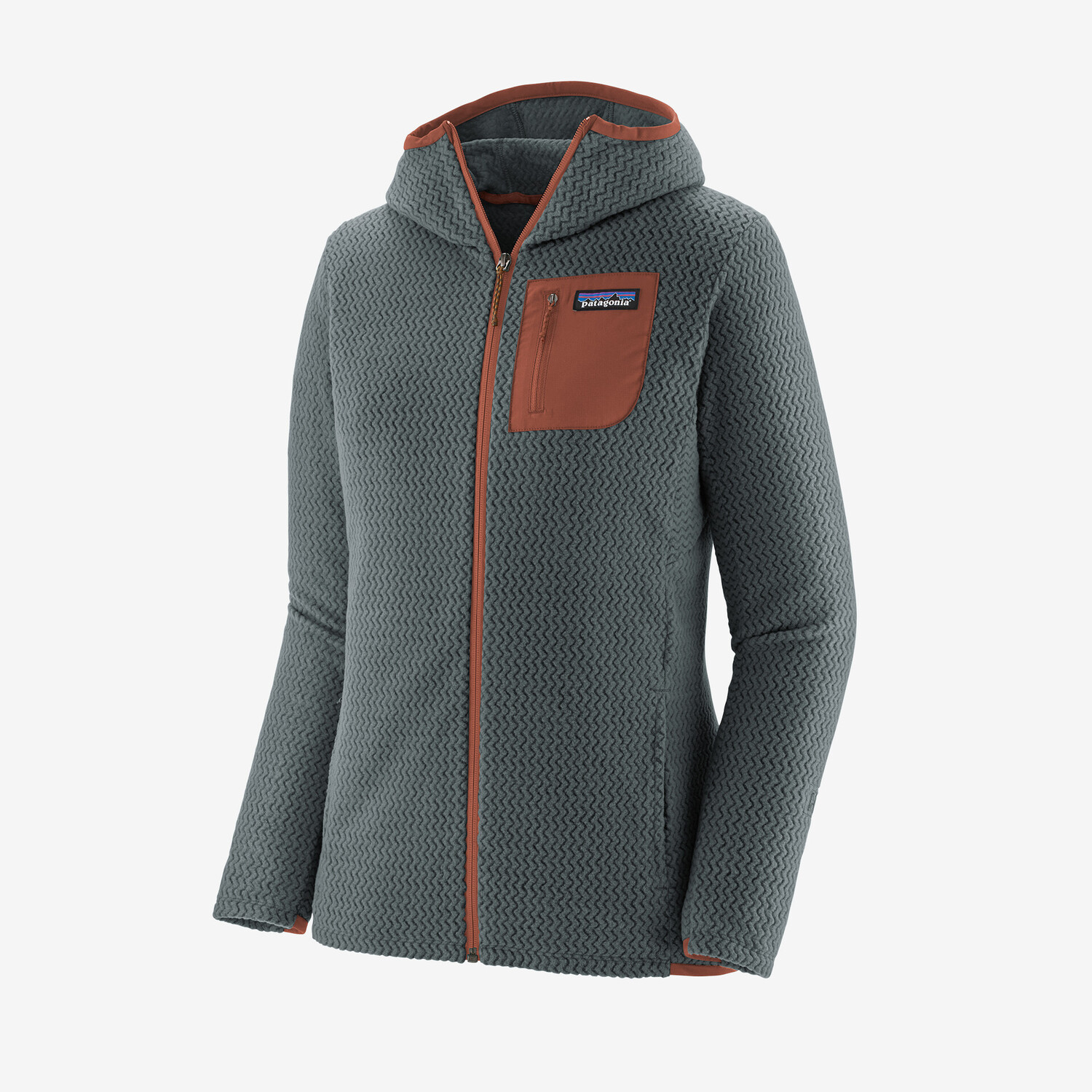 

Женская толстовка с молнией во всю длину R1 Air Patagonia, нуво зеленый