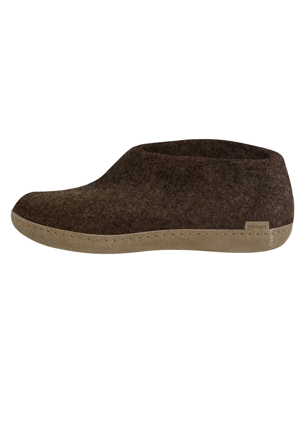 

Тапочки glerups Hausschuh Ledersohle, цвет Nature brown