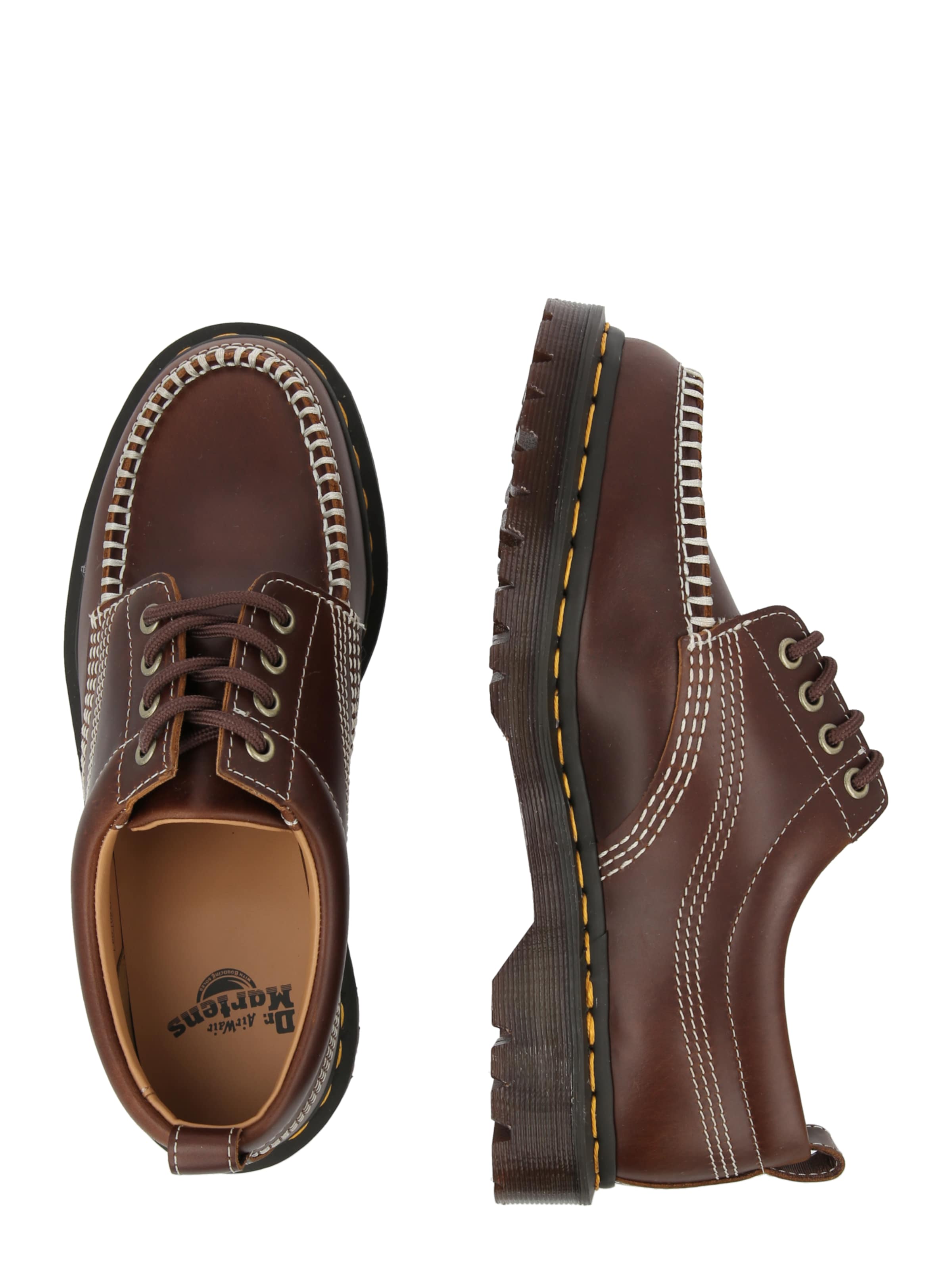 Dr. Martens Туфли на шнуровке 'Lowell' в коричневом цвете — фото 2