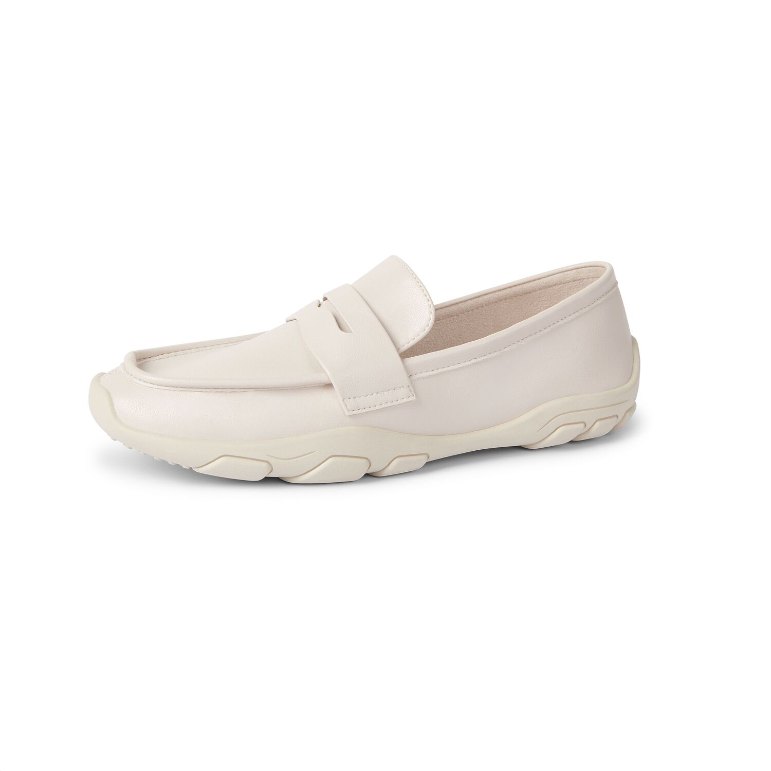 TOOMANYSHOES Кремовые мокасины-мокасины женские светло-желтые, цвет Light Yellow — фото 4
