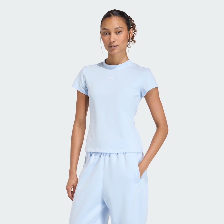 Рубашка ADIDAS ORIGINALS Essentials, светло-голубой — фото 2