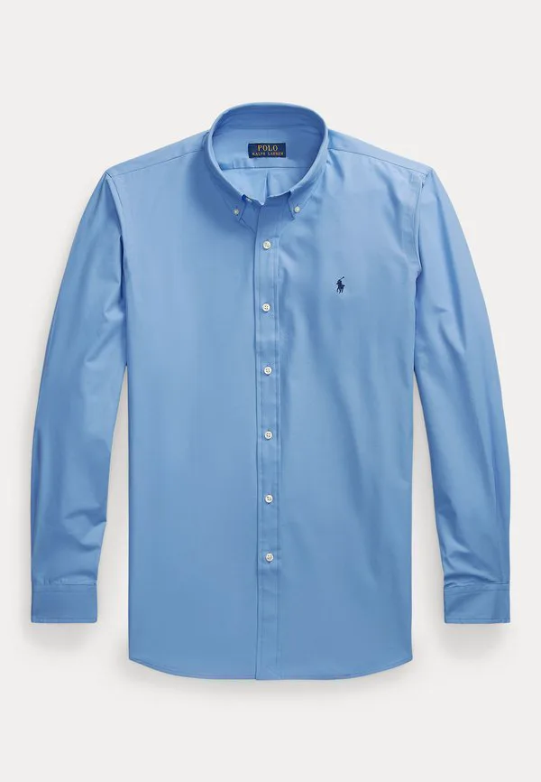 Рубашка из эластичного поплина, сшитая на заказ. Polo Ralph Lauren, Harbor Island Blue — фото 4