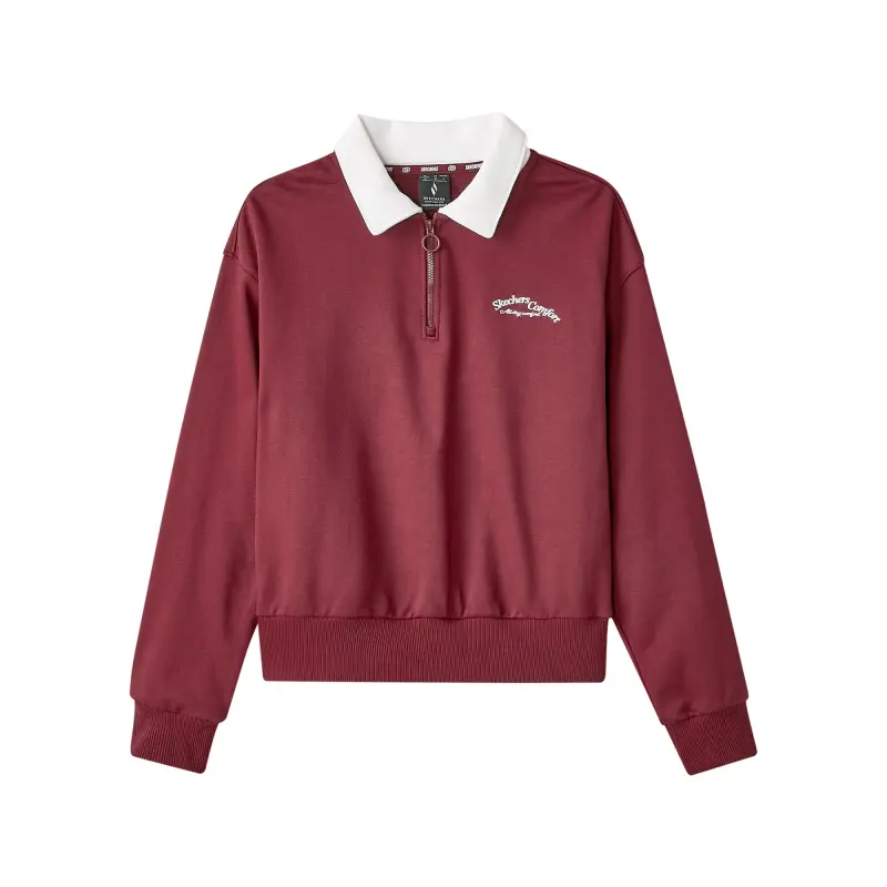 

Skechers Толстовка Sports Alliance Series женская виноградный красный