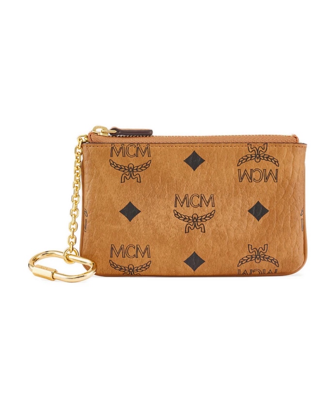 

Клатч с брелоком в визетос Mcm, коричневый