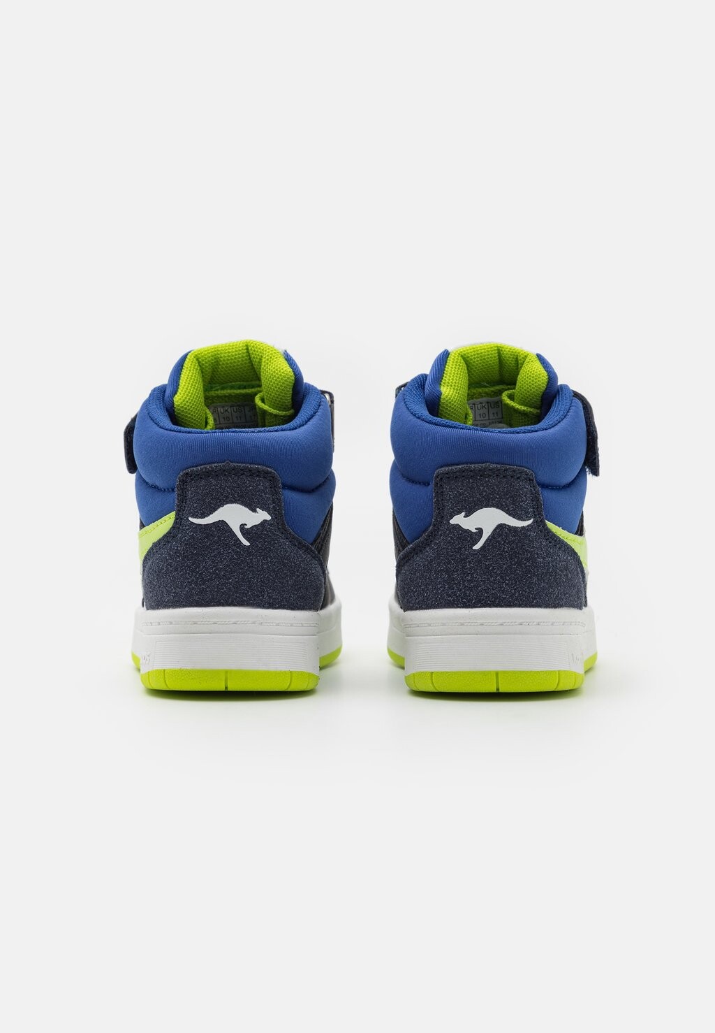 Высокие кроссовки Unisex KangaROOS, цвет dark navy/lime — фото 3
