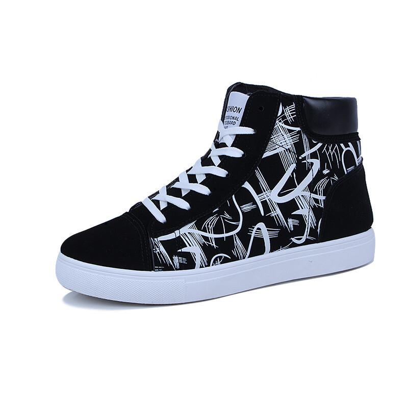 

Кроссовки мужские Lifestyle Shoes Men High-Top Abcfjg, цвет K52 black and white, Белый, Кроссовки мужские Lifestyle Shoes Men High-Top Abcfjg, цвет K52 black and white