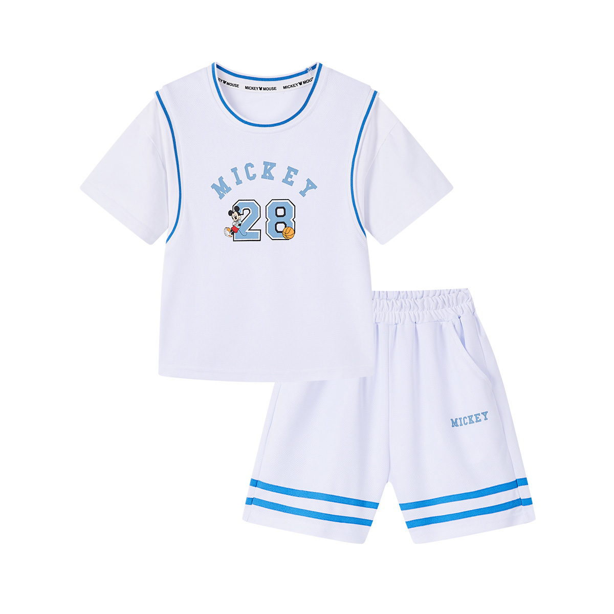 

Детская повседневная спортивная одежда Disney, белый