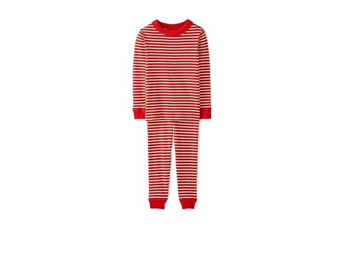 Пижама полосатая Long John Hanna Andersson, Poppy/Ecru