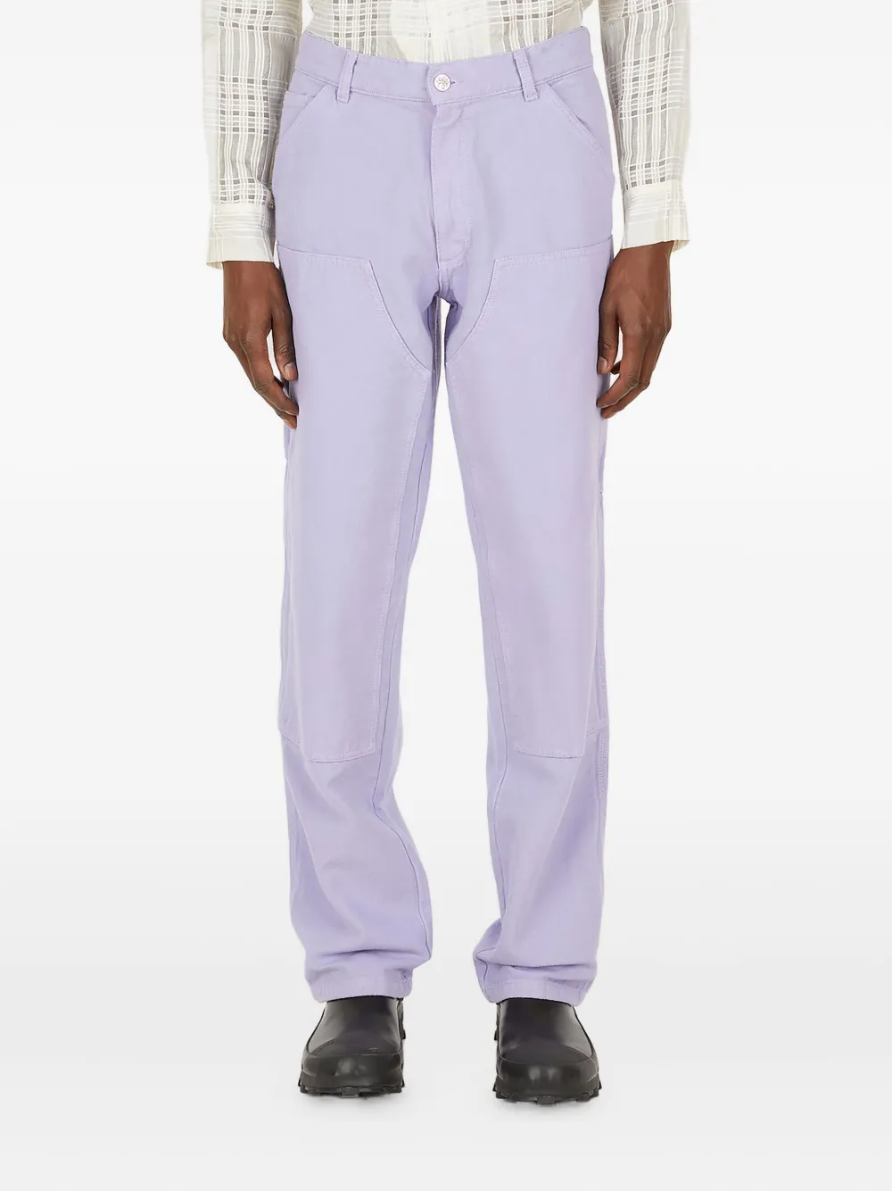 

Брюки с вышивкой и карманами Sky High Farm, фиолетовый