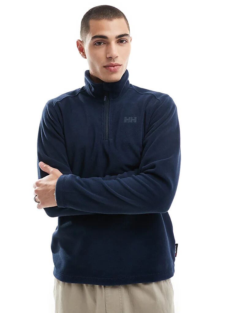 

Флисовая кофта Helly Hansen Daybreaker с застежкой-молнией 1/2 темно-синего цвета