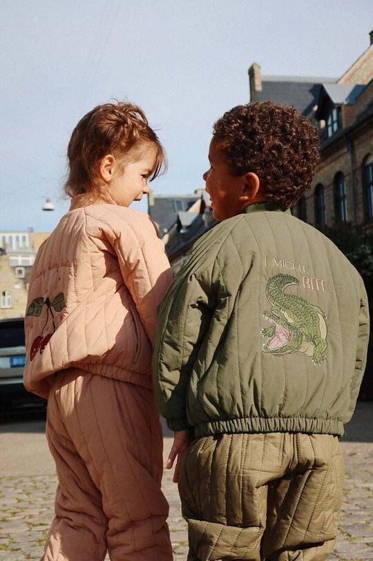 

JUNO BOMBER JACKET детский бомбер Konges Sløjd, зеленый