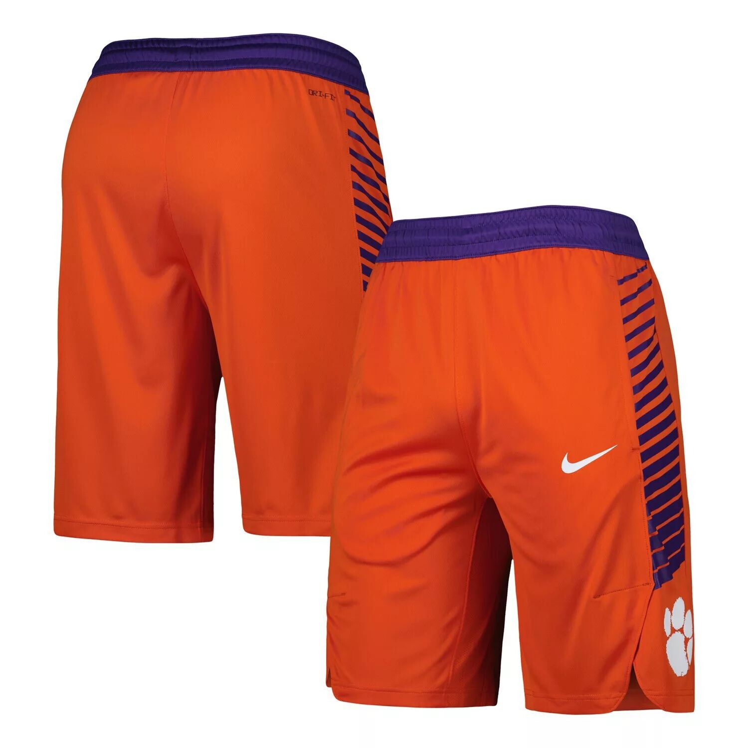 

Мужские оранжевые баскетбольные шорты Clemson Tigers Replica Team Nike