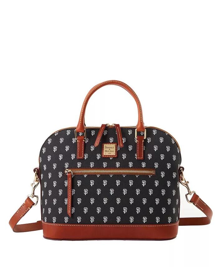 

Женская сумка-саквояж San Francisco Giants Signature с выпуклой молнией Dooney & Bourke, черный