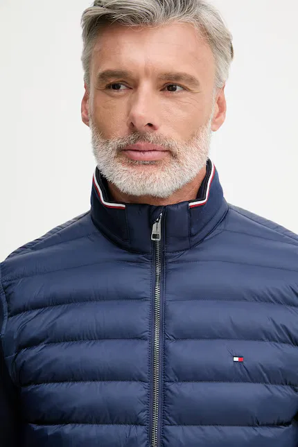 Куртка укороченная стеганая Tommy Hilfiger, темно-синий — фото 4