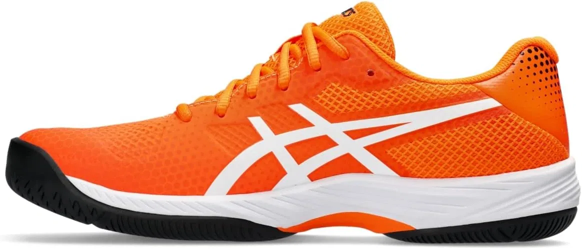 Кроссовки теннисные ASICS Gel-Game 9, Shocking Orange/White — фото 4