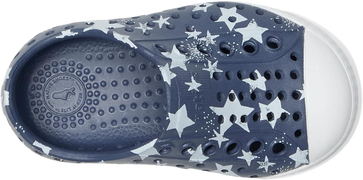 Кроссовки Native Shoes Jefferson для детей любого пола (малыши/маленькие дети), сине-белый — фото 2