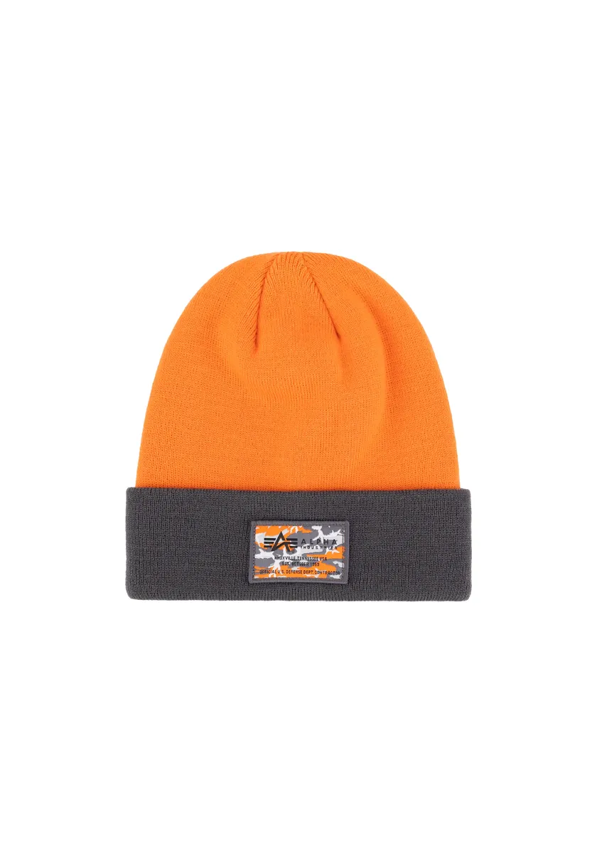 

Лыжная шапка Alpha Industries "Аксессуары Alpha Industries - Головной убор Crew C Label Beanie", цвет Tangerine