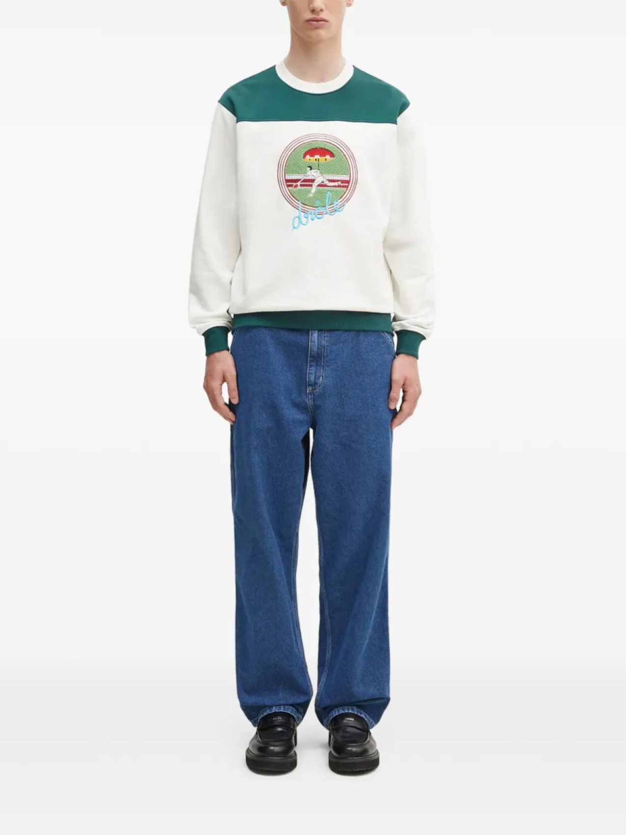 

Теннисная толстовка Drôle De Monsieur Le Sweat, белый