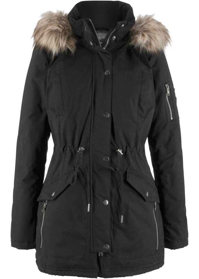 

Теплая куртка на подкладке Bpc Bonprix Collection, черный