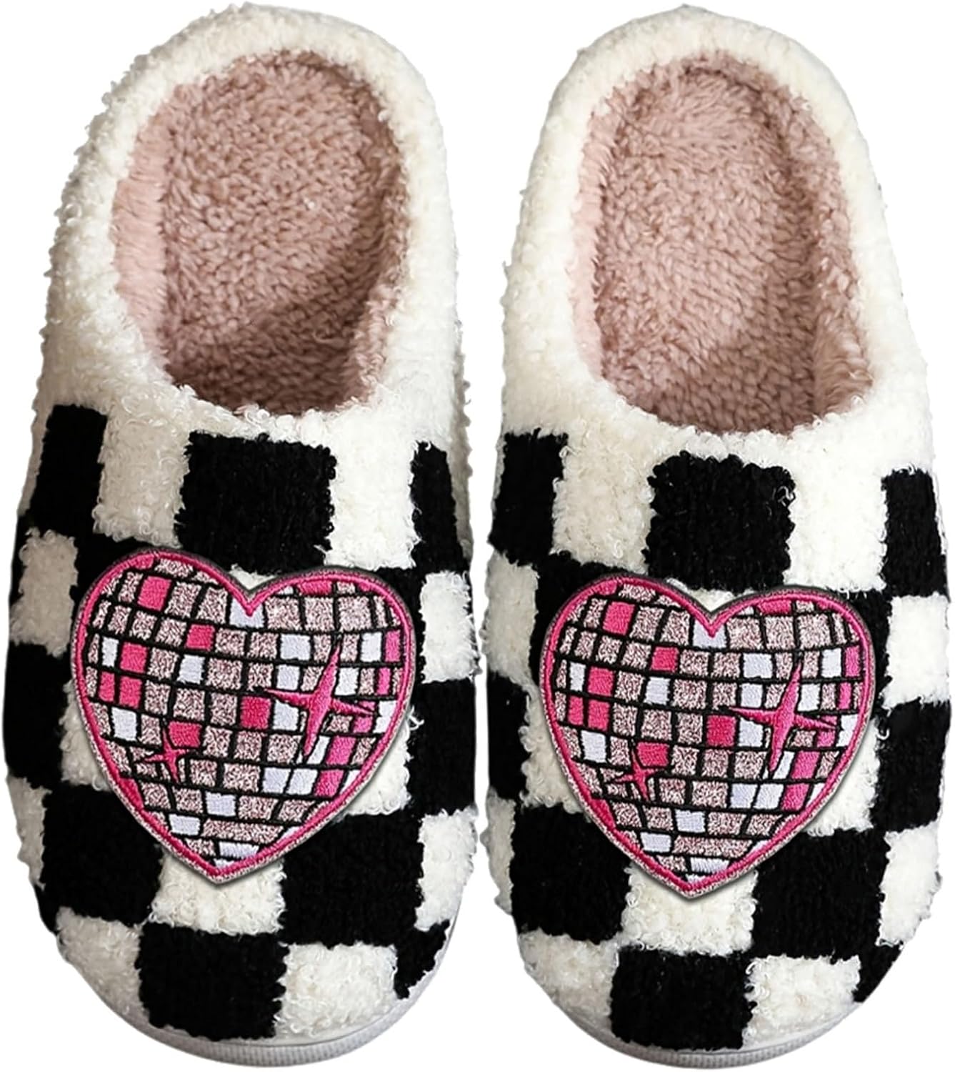 

Тапочки WIRETRAN для женщин и мужчин с мягкой подошвой с эффектом памяти, пушистые зимние теплые домашние тапочки, черный