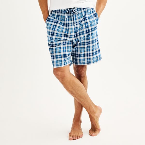 

Мужские трикотажные пижамные шорты Sonoma Goods For Life, цвет checkered plaid blues