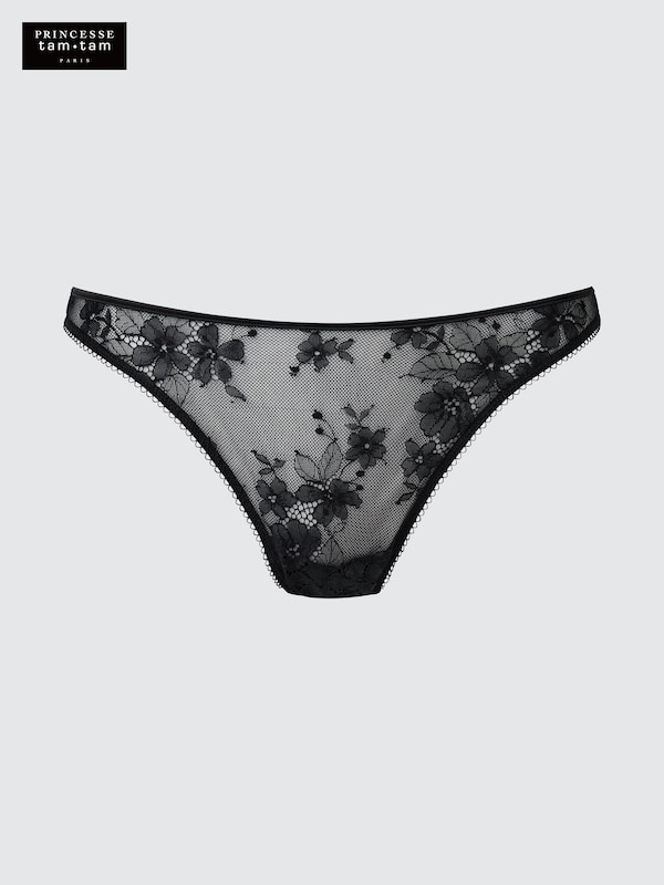 

Кружевные трусы Uniqlo, 09 black