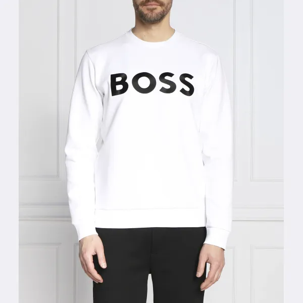 

Толстовка Salbo 1 стандартного кроя Boss, белый