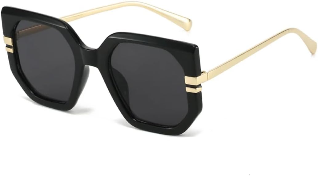 

Солнцезащитные очки для мужчин и женщин - защита UV400 - прозрачные линзы с градиентом Ocean, леопардовый принт, для занятий спортом на открытом воздухе и вождения DSVIGF, Black Grey