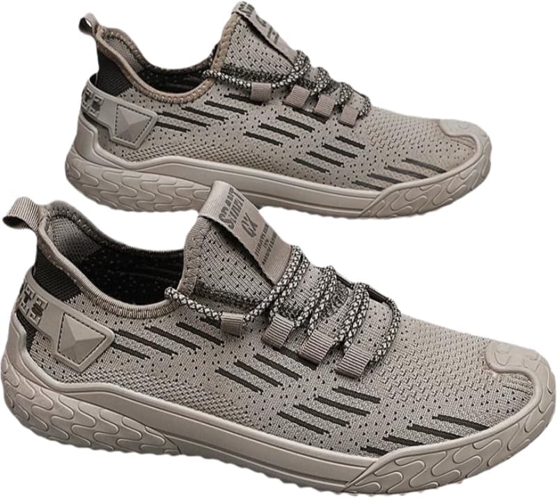 

Мужские спортивные кроссовки - дышащий верх из сетки, темно-синий и белый дизайн, удобная подошва, подходят для повседневной носки, категория повседневной обуви Hoalox