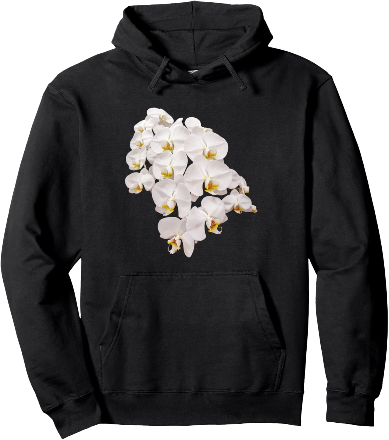 

Великолепная белая толстовка с капюшоном в форме гирлянды из фаленопсисов Stylish Gorgeous Orchids Flowers Shapes Mania