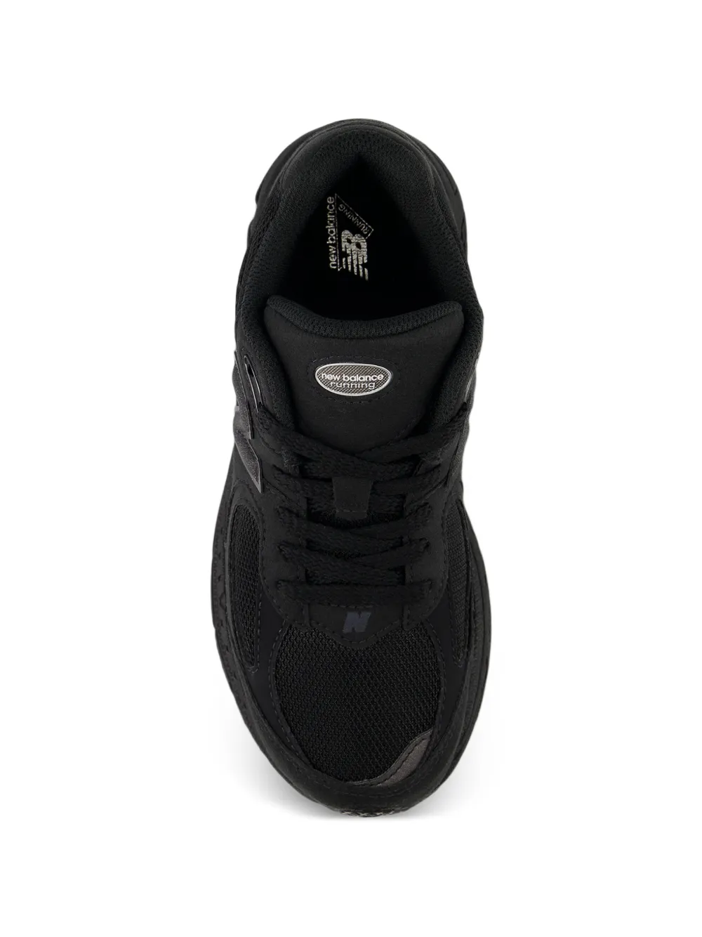 Кроссовки 2002 на шнуровке New Balance Kids, черный — фото 3