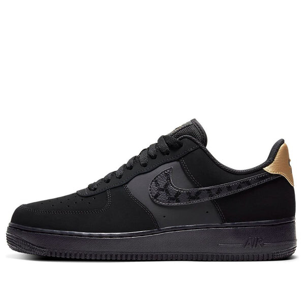 

Кроссовки air force 1 золотые Nike, черный