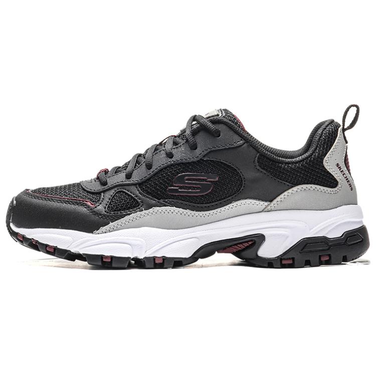 

Skechers Низкие массивные кроссовки мужские, черно-серые