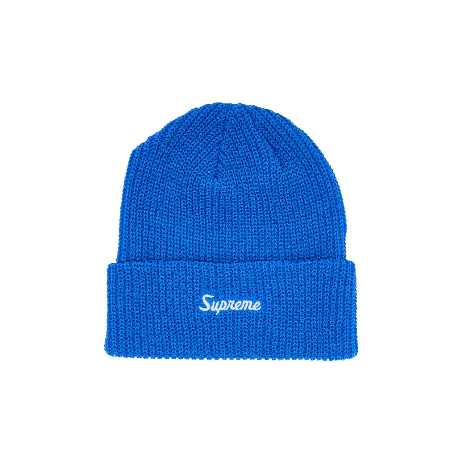 

Шапка-бини Supreme свободного кроя, цвет Синий