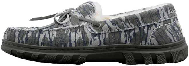 Тапочки Bonezzz Flex - удобные мужские тапочки с камуфляжем Mossy Oak и подкладкой из искусственной овчины - прочные и экологичные согревающие для ног с эффектом памяти, подходят для дома и улицы 26Bonezzz