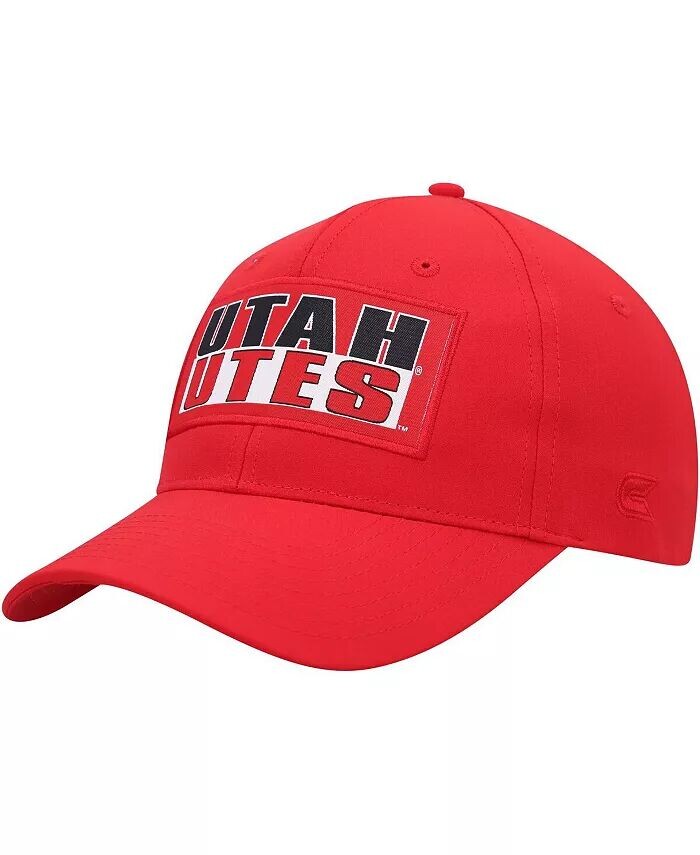

Мужская красная кепка-кнопка Utah Utes Positraction Colosseum