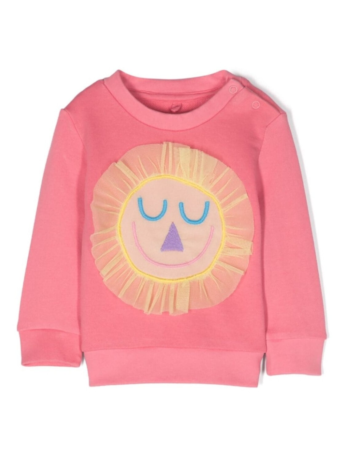 

Stella McCartney Kids толстовка с аппликацией, розовый