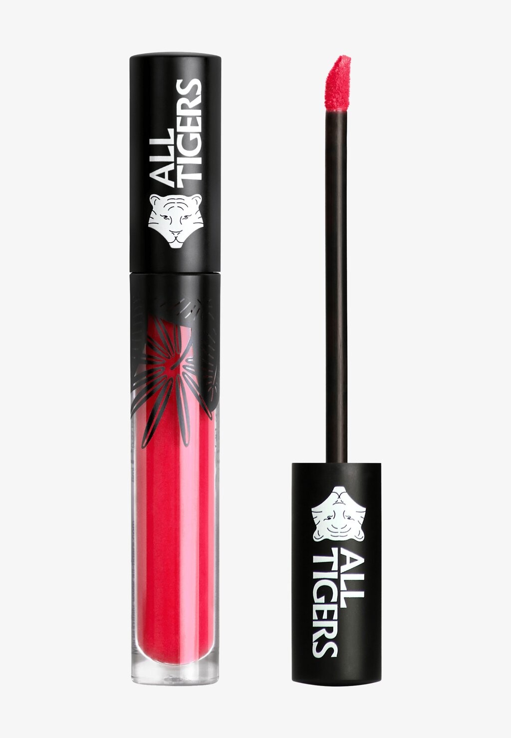 

Блеск для губ Natural & Vegan Gloss All Tigers, цвет glossy raspberry red live with passion