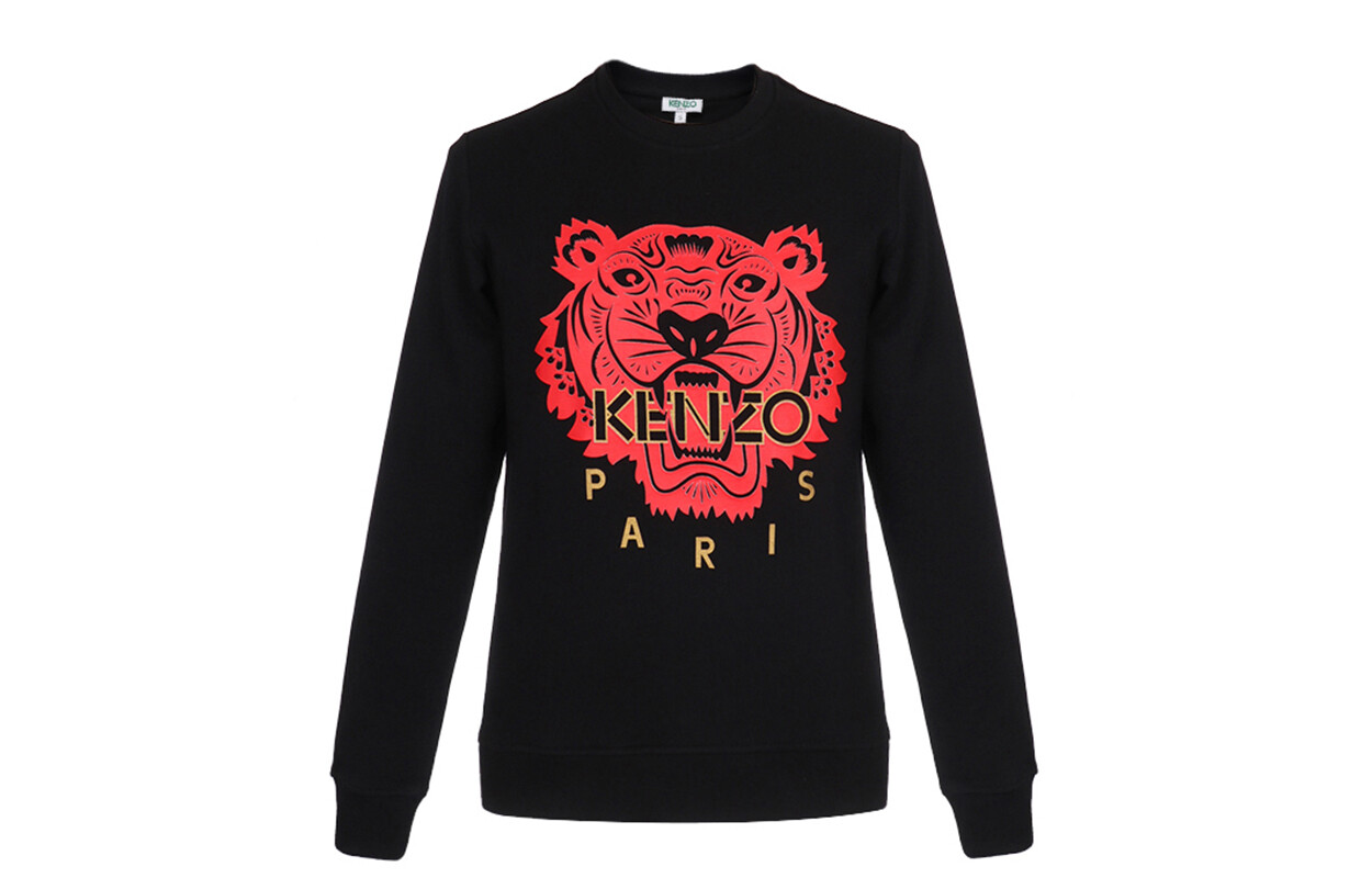 

Толстовка мужская Kenzo, черный / красный