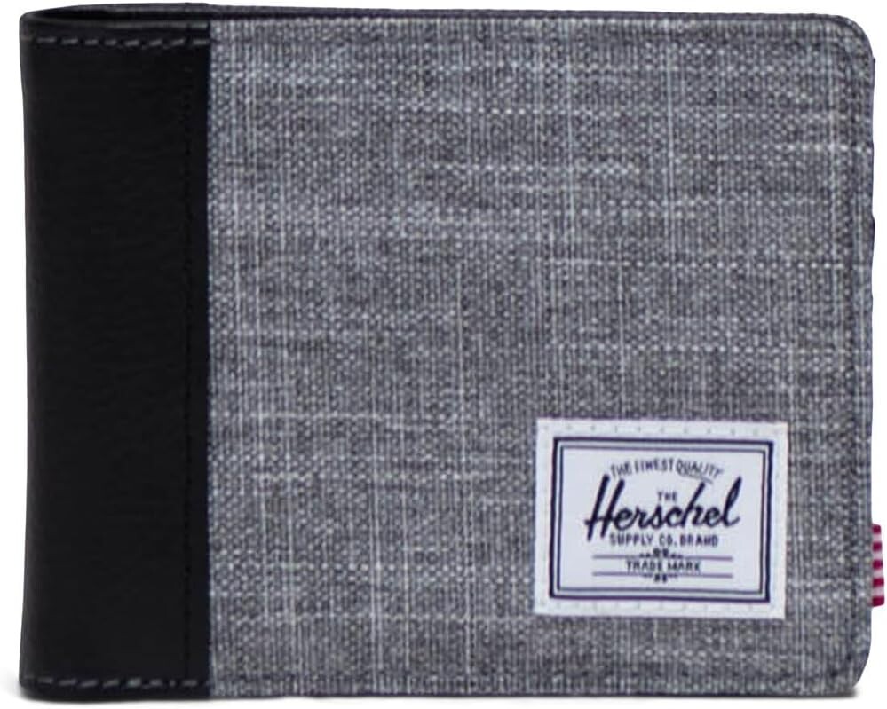 

Хэнк Кошелек Herschel Supply Co., цвет Raven Crosshatch