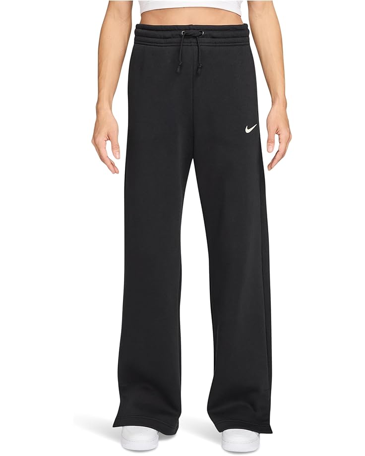 

Брюки Nike Sportswear Phoenix Fleece High-waisted Wide-leg Pants, цвет Black/Sail